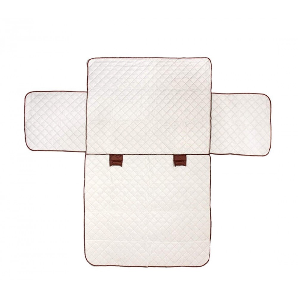 870547 Protège-canapé matelassé double face Imperméable anti-tâches 3 places