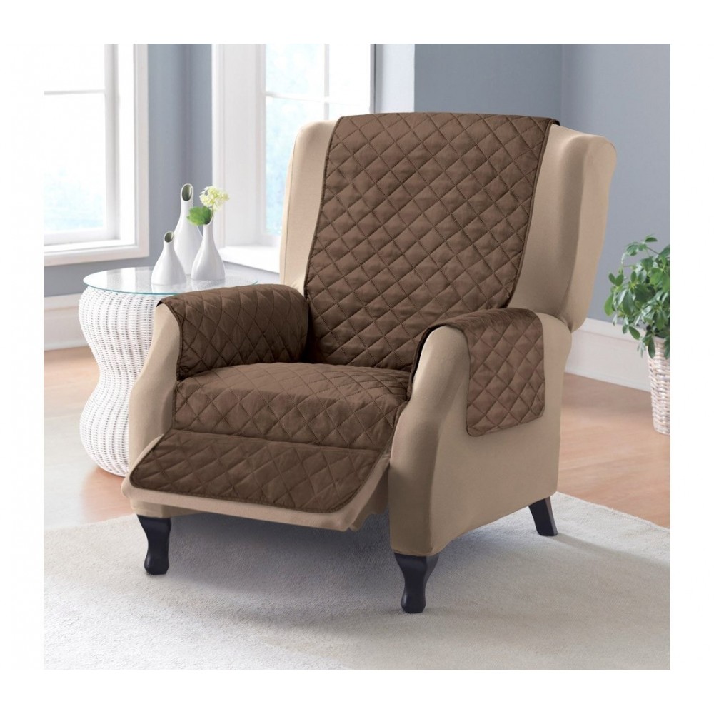 870547 Protège-canapé matelassé double face Imperméable anti-tâches 3 places