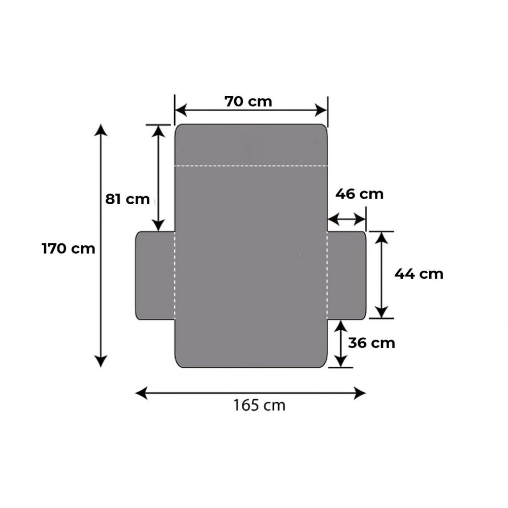 870547 Protège-canapé matelassé double face Imperméable anti-tâches 3 places