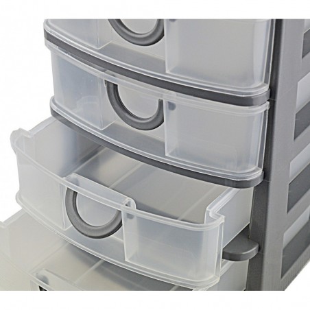 Organisateur de cosmétique maquillage en plastique transparent avec tiroirs Organisateur de cosmétique maquillage en plastique transparent avec tiroirs