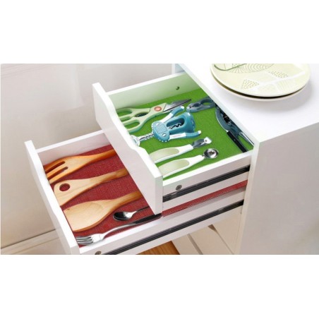 4705 Set de 4 tiroirs coulissants pour ranger le réfrigérateur 12 x 15 x 5,7 cm