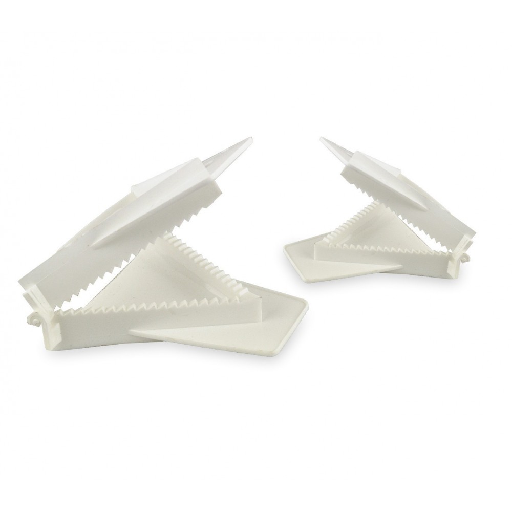 227626 Lot de 3 moules à ravioli triangulaires de différentes tailles WelkHome