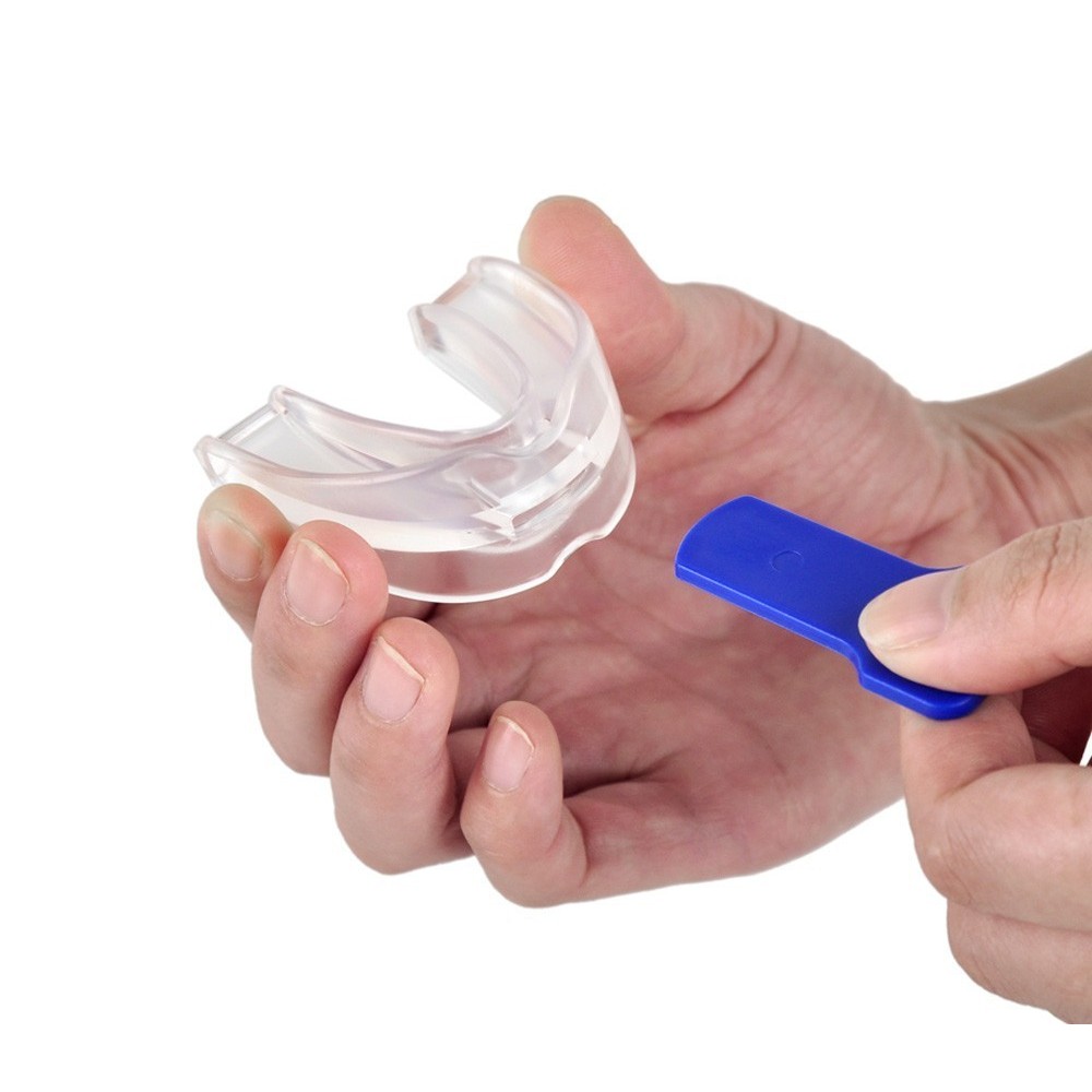 174455 Gouttière anti-bruxisme en silicone pour protéger les dents la nuit