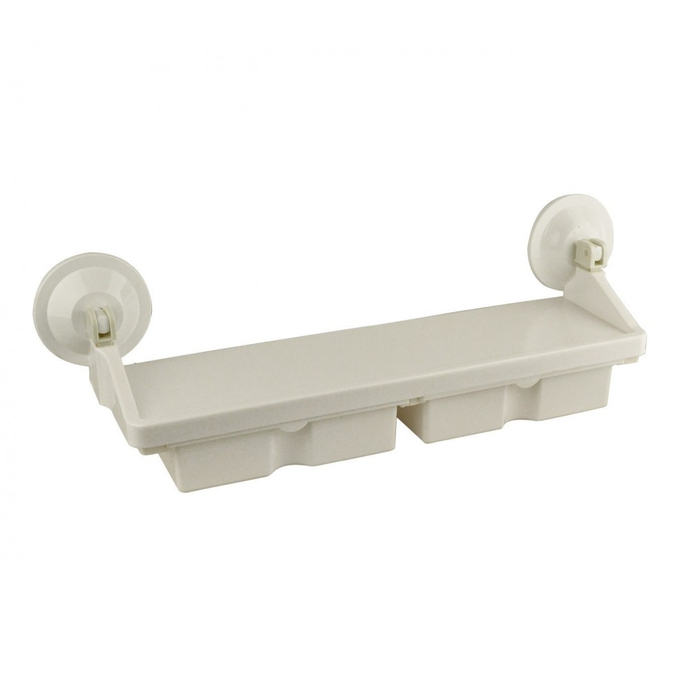 166499 Étagère à ventouse avec deux tiroirs résistante pas besoin de perçage