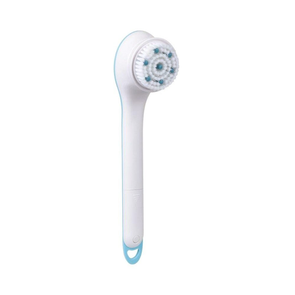 Brosse de massage souple 5 en 1 avec piles DOCCIA SPA à manche spéciale dos 