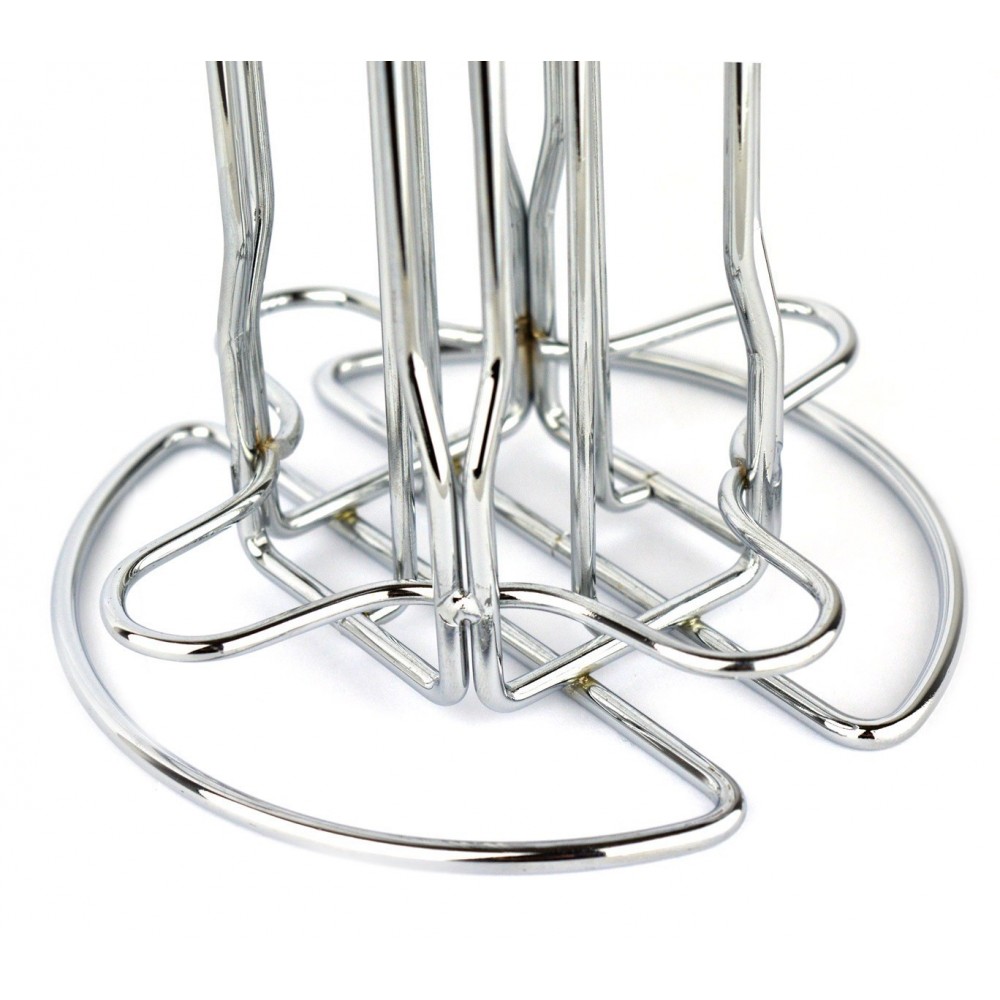 365953 Porte-capsules café pour 36 capsules WELKHOME en métal 4 colonnes