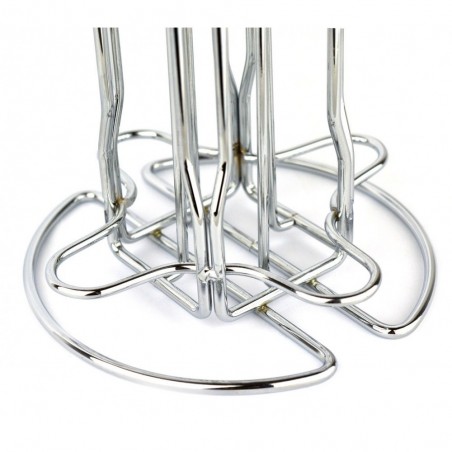 365953 Porte-capsules café pour 36 capsules WELKHOME en métal 4 colonnes