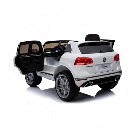 B90106 Voiture électrique pour enfants FIAT 500C siège en cuir 12V télécommandée