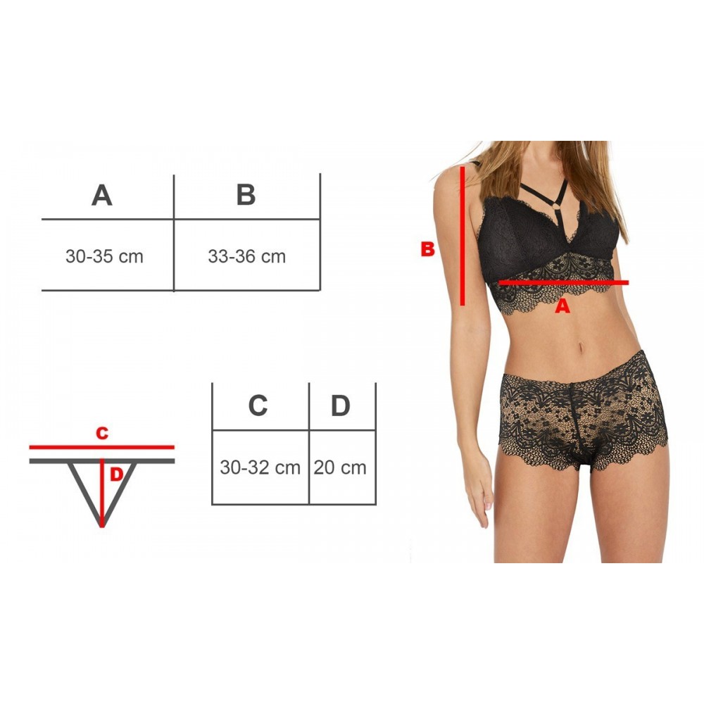 H869 Soutien-gorge à brides femme modèle RIEM base élastiquée bonnet en dentelle