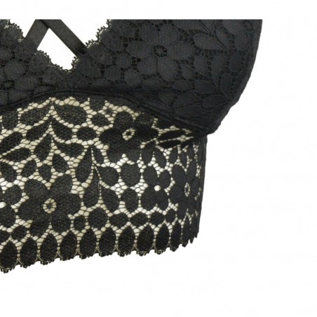 Sarah H823 femme modèle RIEM base élastiquée bonnet en dentelle