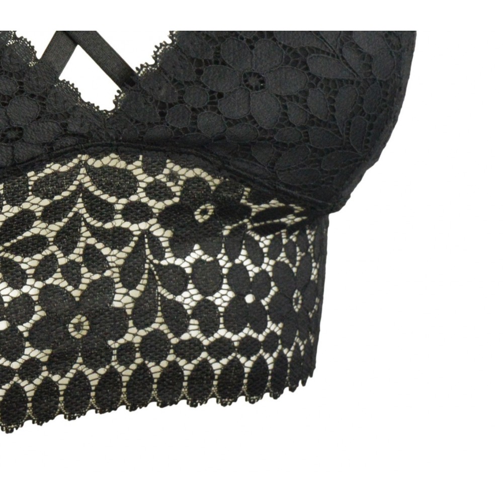 Sarah H823 femme modèle RIEM base élastiquée bonnet en dentelle