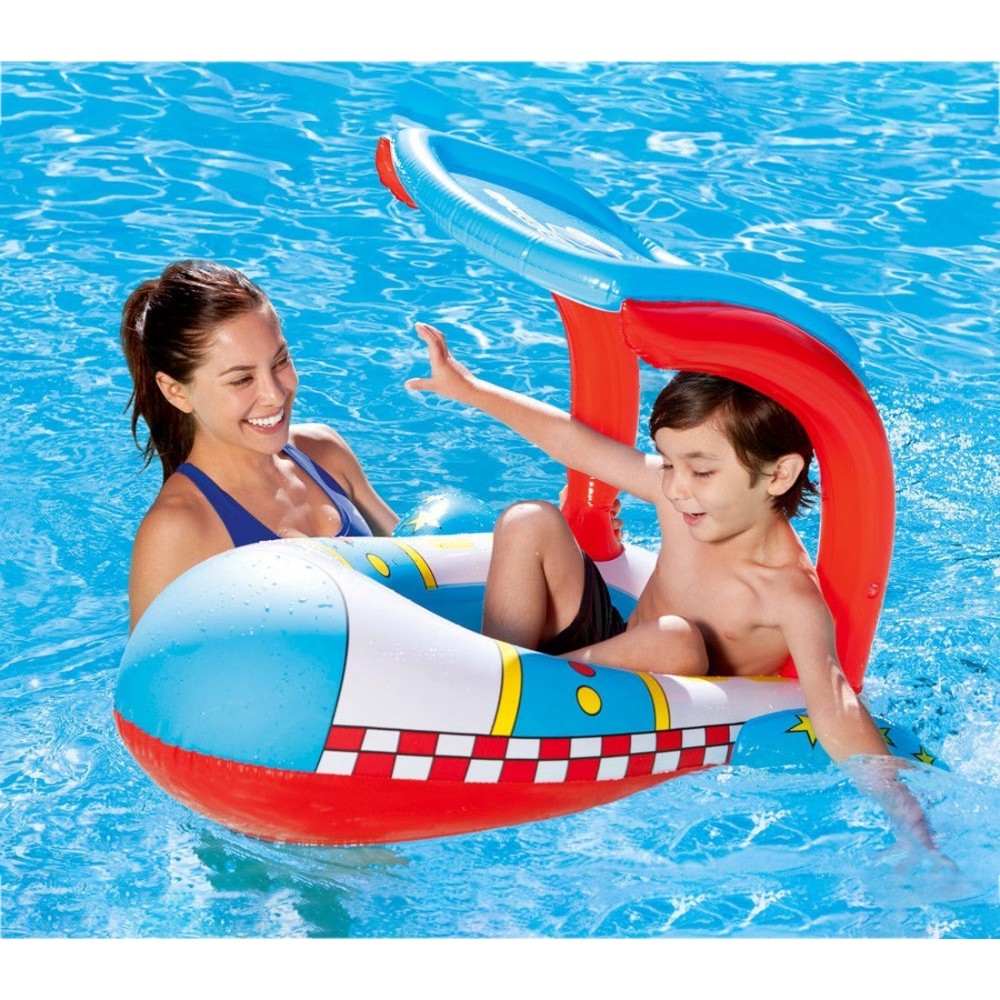 34085 Piscine gonflable tête d'animal poisson Pool Float 107x98 cm Bestway