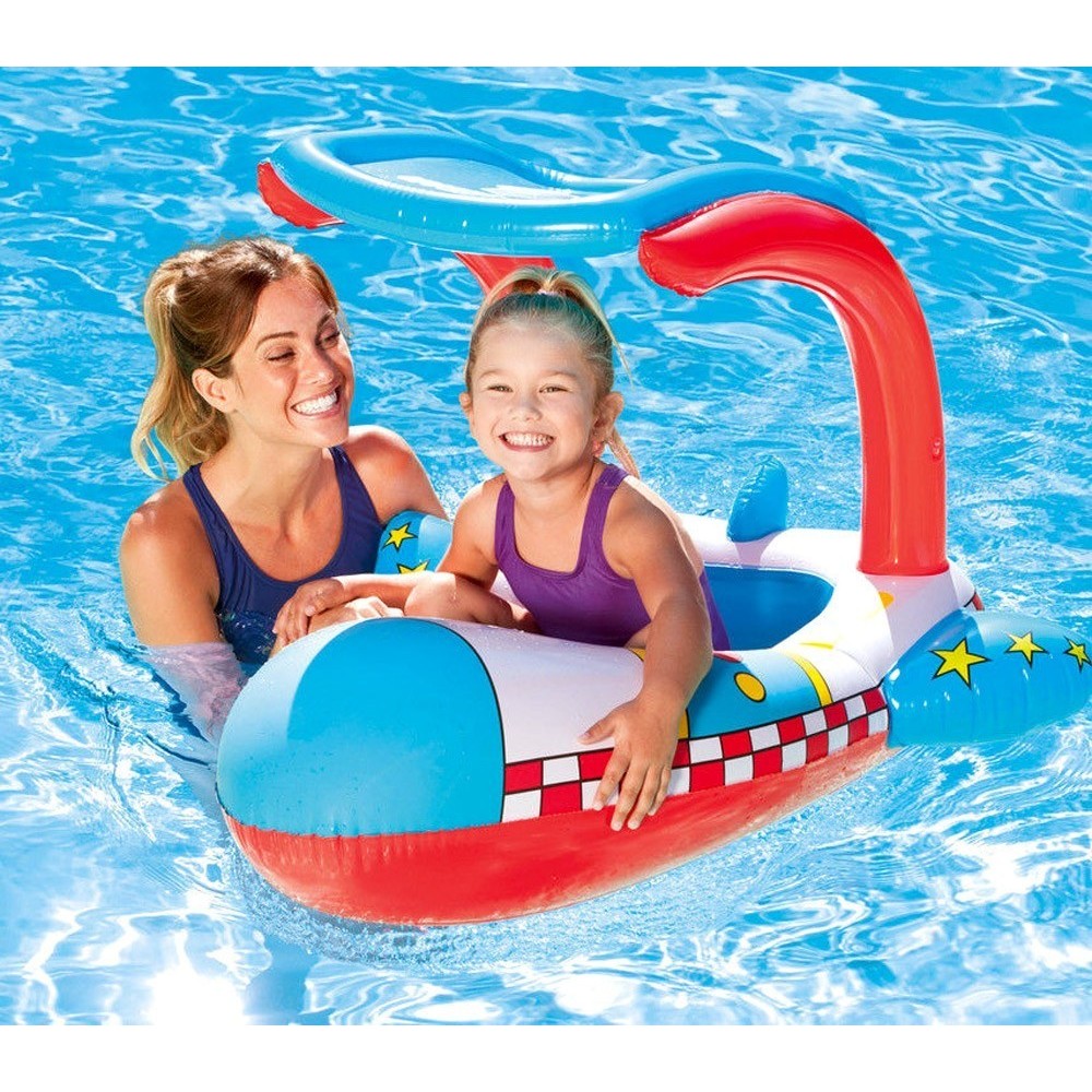 34085 Piscine gonflable tête d'animal poisson Pool Float 107x98 cm Bestway