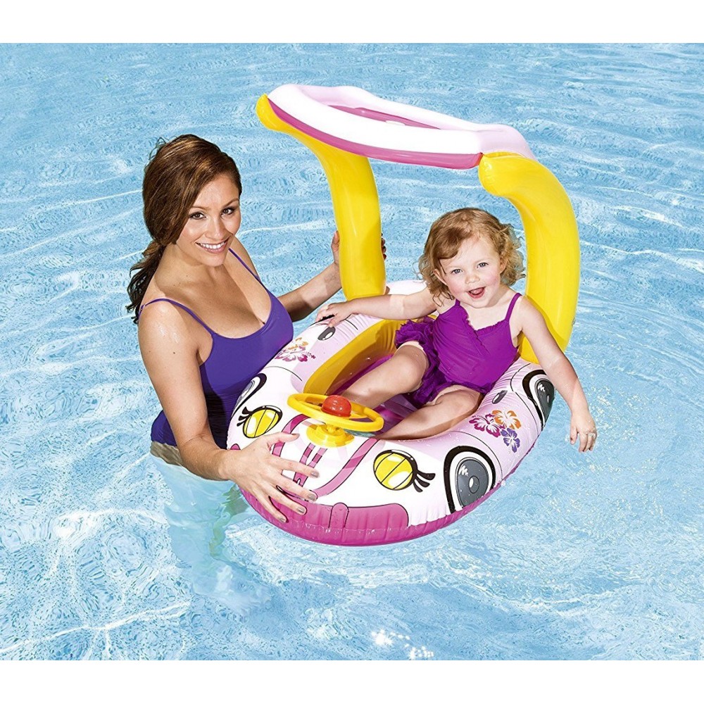 34102 Piscine gonflable tête d'animal escargot 163 x 66 cm avec poignée Bestway