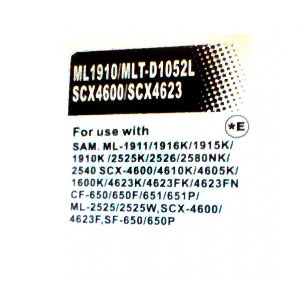 Toner compatible avec Samsung MLT-D1052S SAMSUNG ML1910 SAMSUNG ML1915