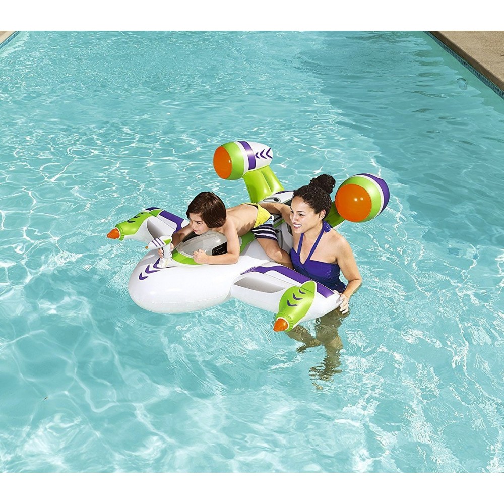 41094 Wet Jet gonflable à chevaucher 150x140 cm BESTWAY avec hublot et pistolet