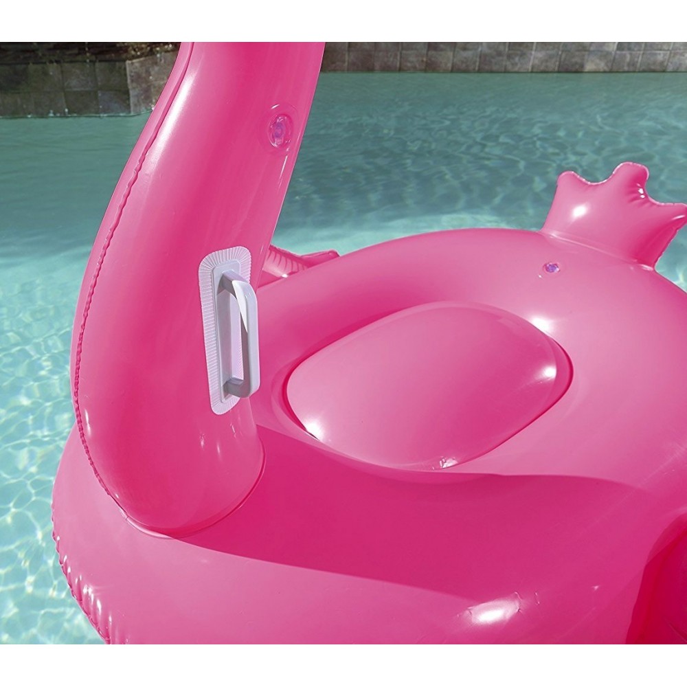 41103 Flamenc gonflable à chevaucher 135 x 119 cm BESTWAY avec poignées