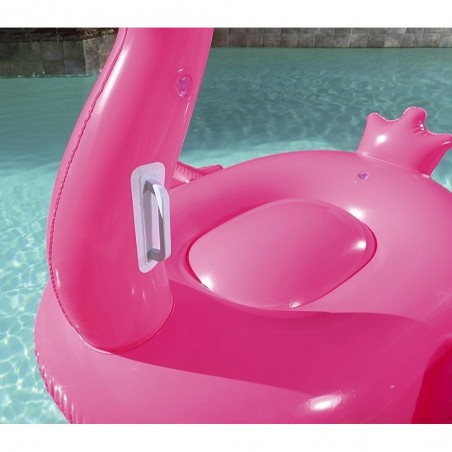 41103 Flamenc gonflable à chevaucher 135 x 119 cm BESTWAY avec poignées