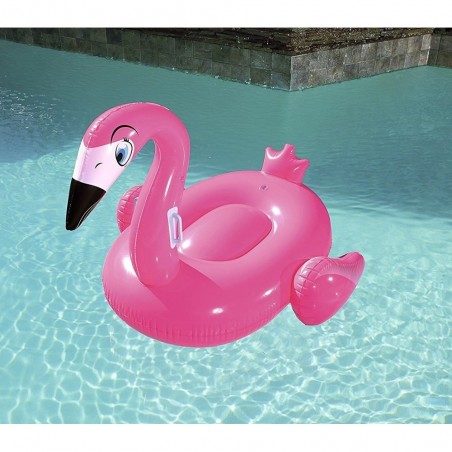 41103 Flamenc gonflable à chevaucher 135 x 119 cm BESTWAY avec poignées