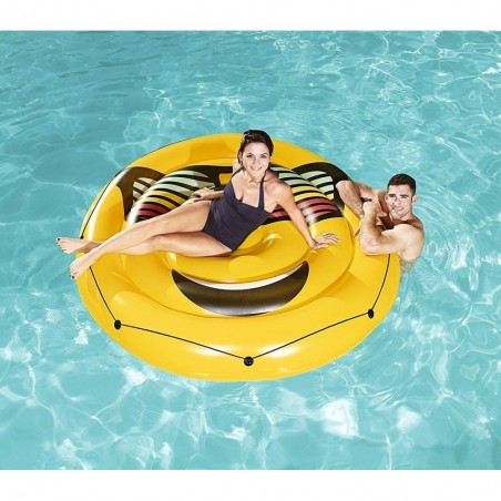 43139 Matelas Géant de Piscine Smile diamètre 188 cm Bestway