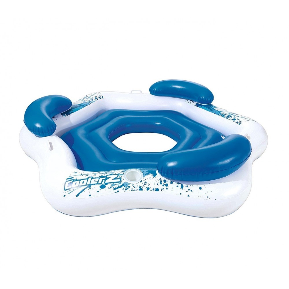 43111 Île gonflable pour piscine Coolerz pour 3 personnes 199 x 176 cm Bestway