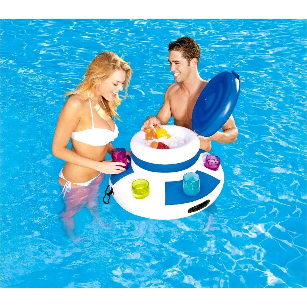 43117 Glacière gonflable Coolerz porte-gobelet 70 cm jusqu'à 12 litres Bestway