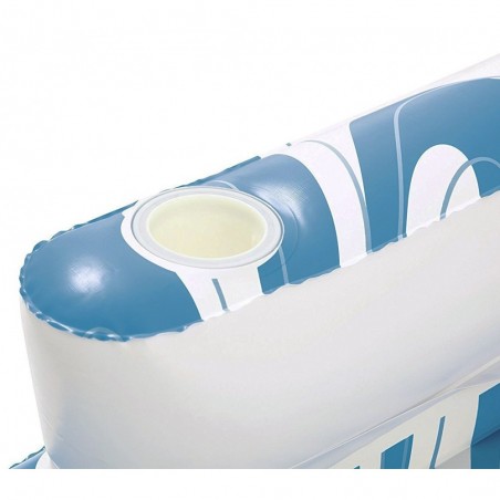 43128 Fauteuil gonflable piscine Tiki Time Coolerz 175 x 107 cm avec dossier