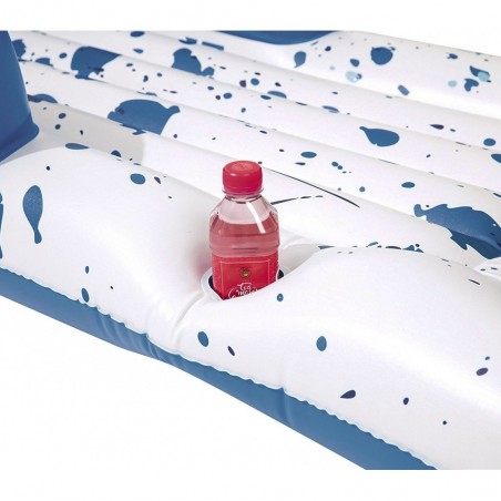 43130 Matelas détente de piscine Tiki Time Coolerz 175 x 107cm avec dossier