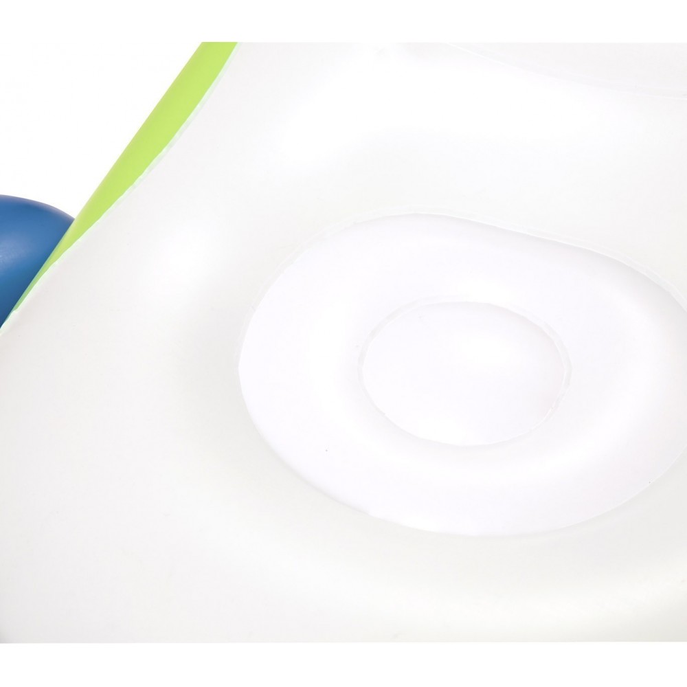 43136 Matelas détente de piscine Sit-N-Sun Coolerz 150x140 cm avec porte-gobelet