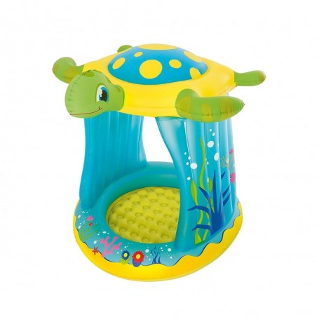 52219 Pataugeoire gonflable Tortue enfant avec marquise 109x96x104 cm Bestway