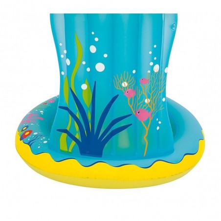 52219 Pataugeoire gonflable Tortue enfant avec marquise 109x96x104 cm Bestway