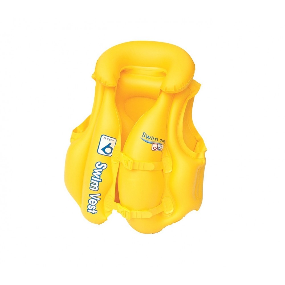 32034 Gilet de natation gonflable pour enfant 51 x 46 cm Swim Safe ABC
