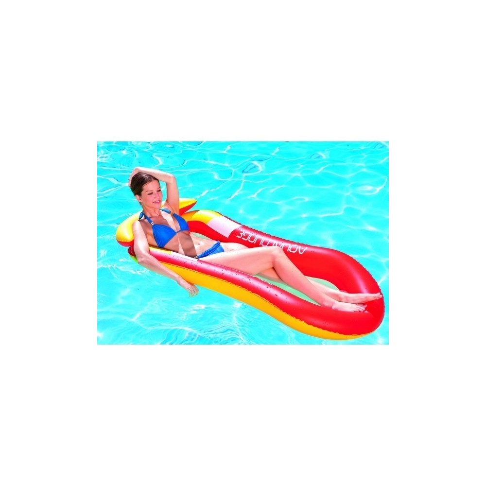 43130 Matelas détente de piscine Tiki Time Coolerz 175 x 107cm avec dossier