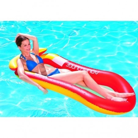 43130 Matelas détente de piscine Tiki Time Coolerz 175 x 107cm avec dossier