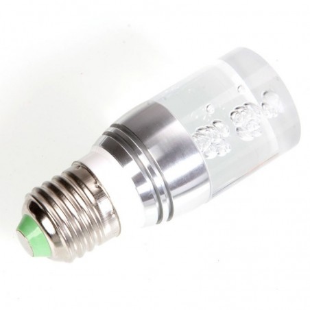 Ampoule LED E27 3W RVB multicolore -chromothérapie détente - avec télécommande