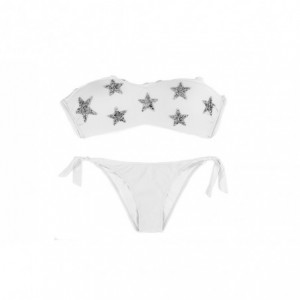 DW8861 Maillot de bain bikini bandeau mod. LYCIA fantaisie de etoille 2