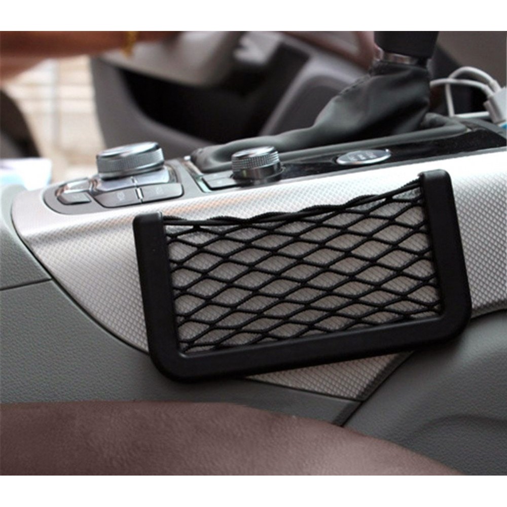 Poche de téléphone portable pour la voiture 178842 Storage network 14x8 cm