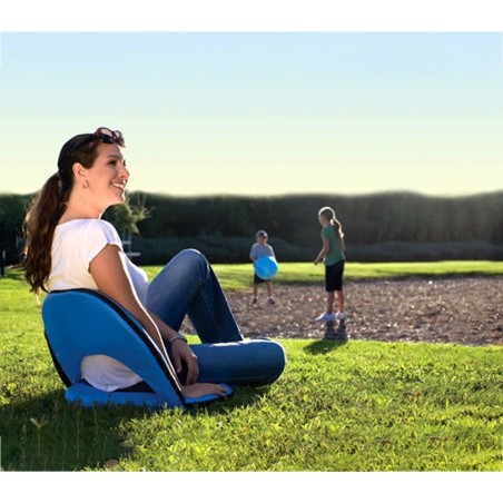 10758 chaise pliante transportable et multifonctionnelle avec dossier réglable