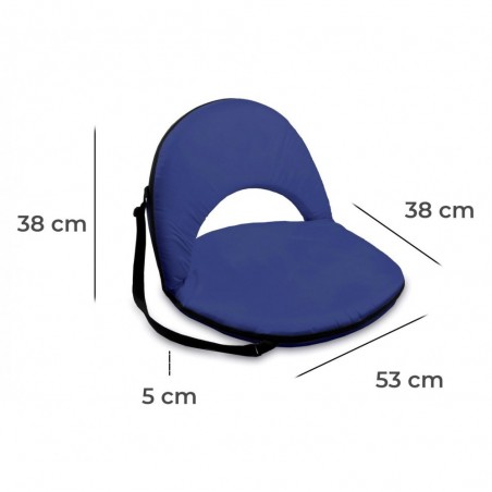 10758 chaise pliante transportable et multifonctionnelle avec dossier réglable