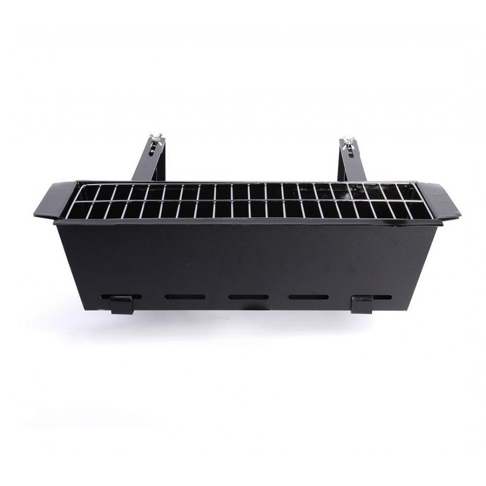 Barbecue universel 10756 pour balustrades de balcon 19x58x38 cm brasier