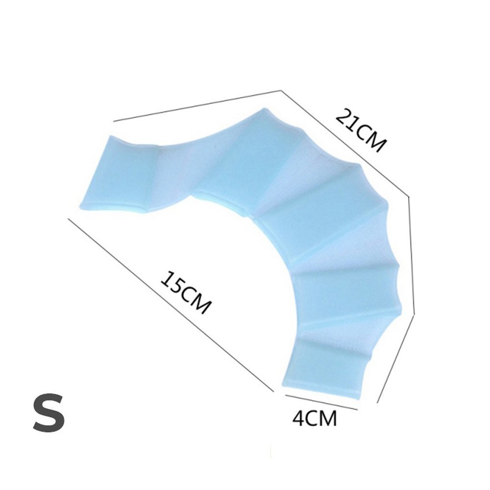 Kit de 2  gants Silicone pour nageurs de différentes tailles et couleur