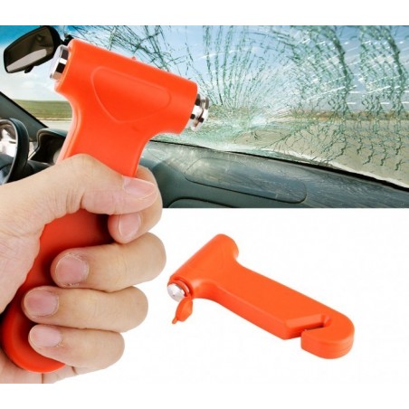 Marteau de secours pour les voitures et les campeurs avec ceinture lame de coupe