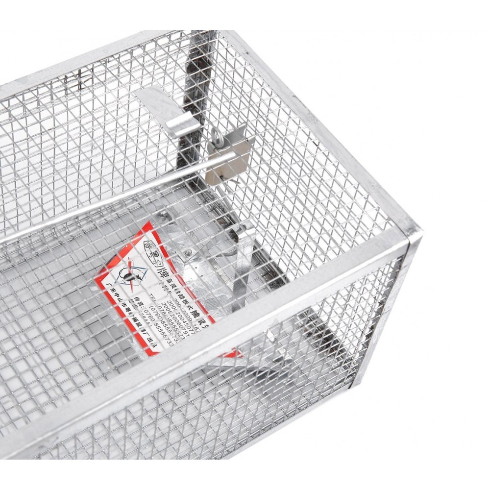 Piège à souris en métal 10750 cage avec mécanisme à ressort