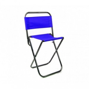 261682 Tabouret pliant EVERTOP pour camper ou pour la plage avec dossier 2