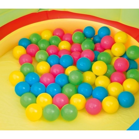 52217 Piscine à boules Play Center forme d'hélcopère, 50 boules 140x127x89cm