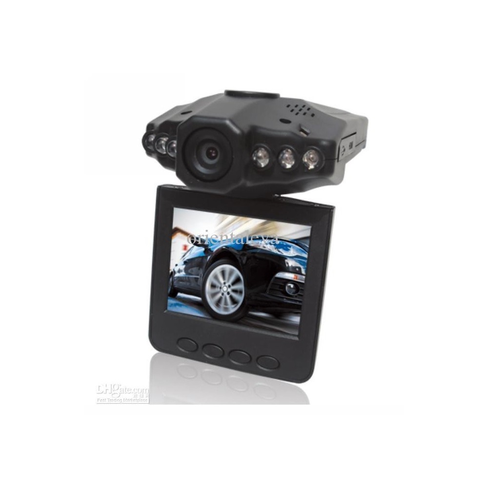 Caméra infrarouge voiture DVR tableau de bord moniteur avec 2,5 "USB 2.0 sd grab