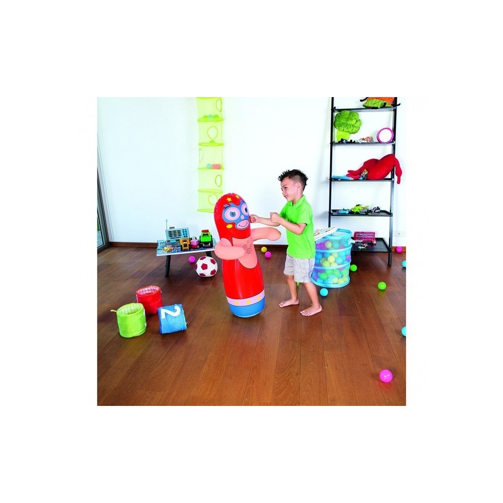 52193 Punching-ball lutteur lutte libre 91 cm Bestway se mantiene de pie