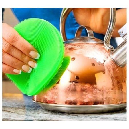 Set de 3 éponges en silicone BEST GRIP SPONGE avec picots, nettoyage en douceur