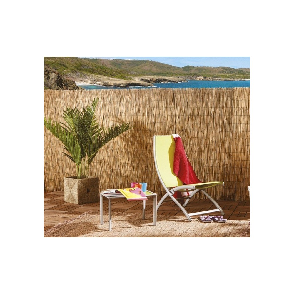 049958 Clôture en bambou pour périmètre 200 x 500 cm