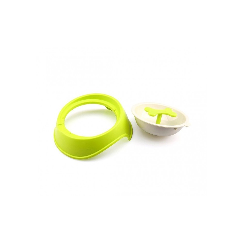 060360 Gamelle original pour chiens chats anti-asphyxie, meilleur digestion 15cm
